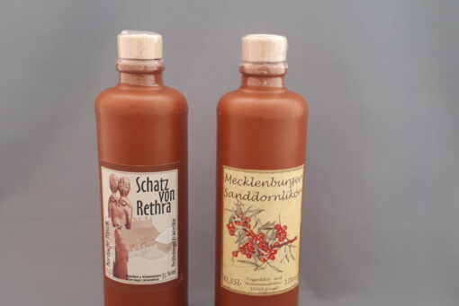 Rügross GmbH - Sanddornlikör und Schatz von Rethra